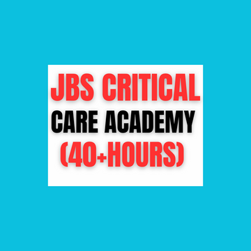 JBS Critical Care Academy (01/09/24)